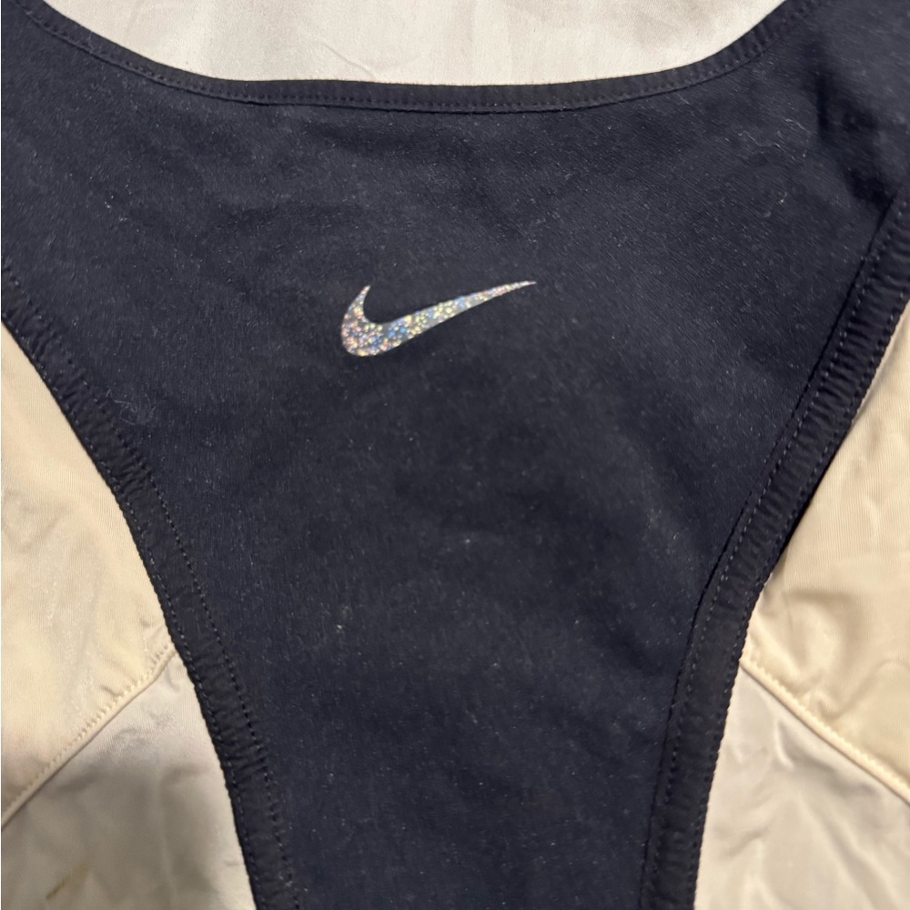 Nike Black and Tan Sports Bra